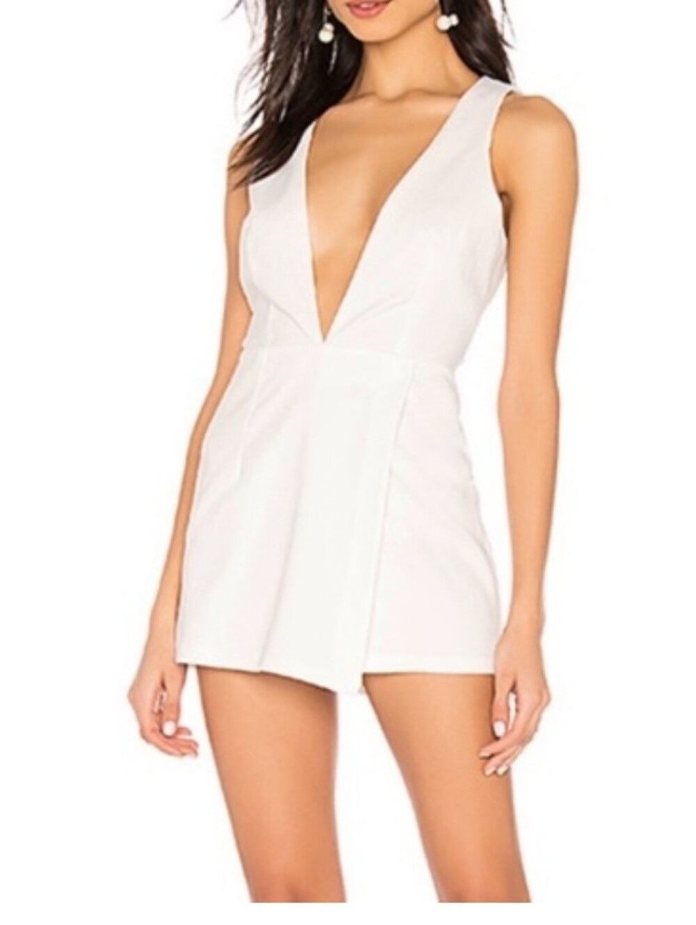 superdown Plunge Romper Dress